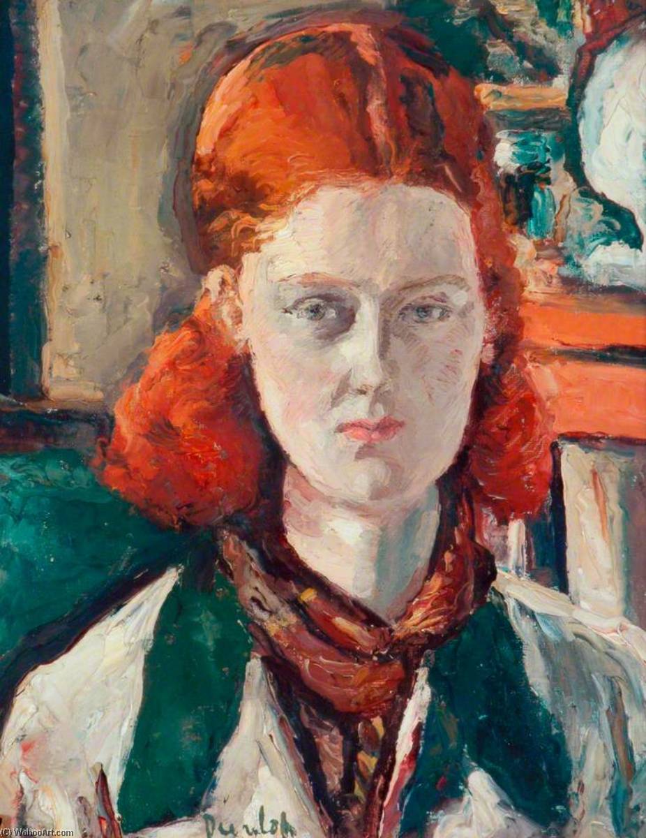 Wikioo.org - The Encyclopedia of Fine Arts - Painting, Artwork by Ronald Ossory Dunlop - Joan Manning Saunders