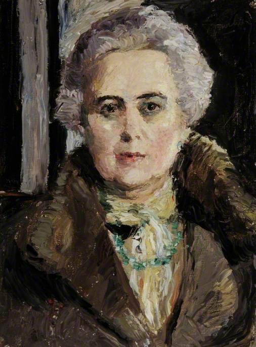 Wikioo.org - The Encyclopedia of Fine Arts - Painting, Artwork by Ronald Ossory Dunlop - Mrs R. O. Dunlop