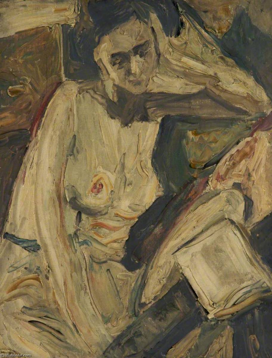 Wikioo.org - The Encyclopedia of Fine Arts - Painting, Artwork by Ronald Ossory Dunlop - Female Nude