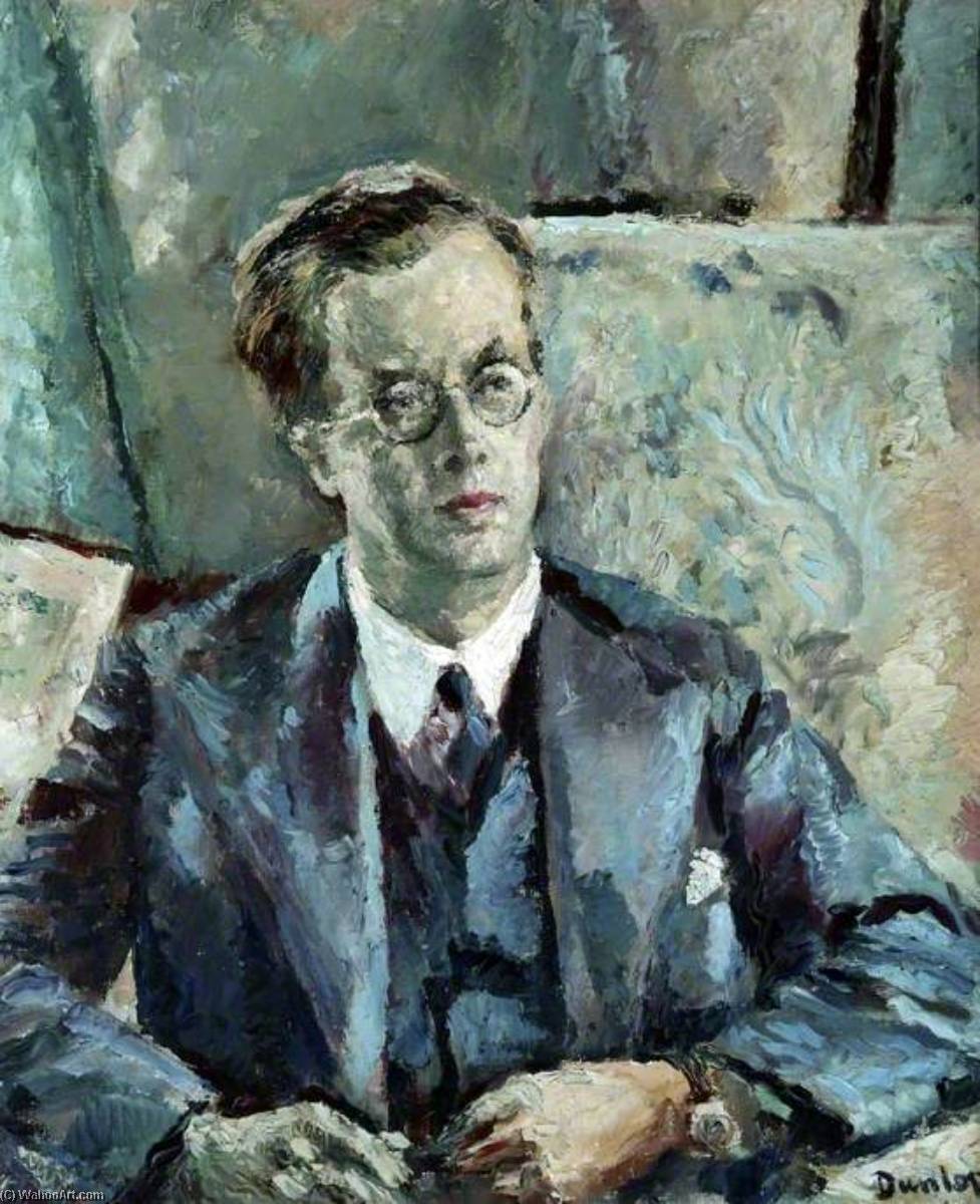 Wikioo.org - The Encyclopedia of Fine Arts - Painting, Artwork by Ronald Ossory Dunlop - Dr Julian Huxley