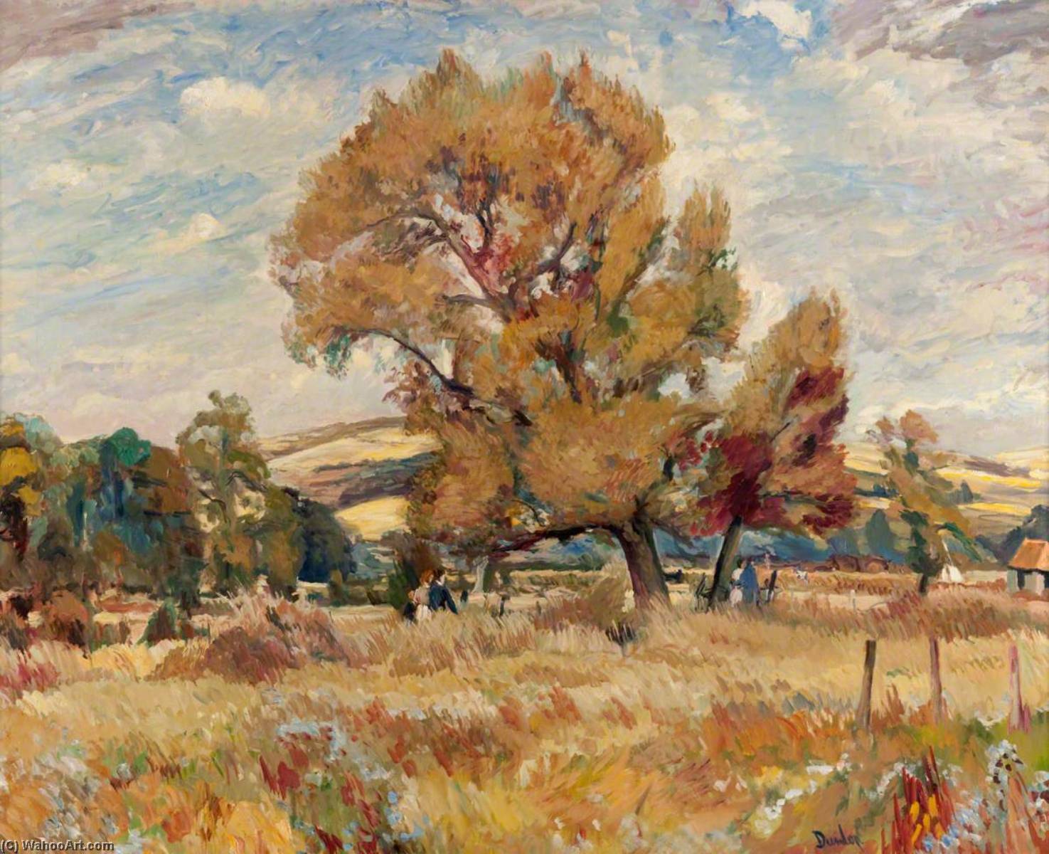 Wikioo.org - The Encyclopedia of Fine Arts - Painting, Artwork by Ronald Ossory Dunlop - The Bevis Tree of Arundel