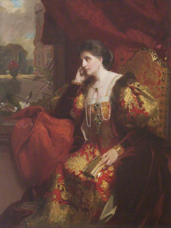 Wikioo.org - The Encyclopedia of Fine Arts - Painting, Artwork by Frank O Salisbury - Lady Adelaide Chetwynd Talbot (1844–1917), Countess Brownlow