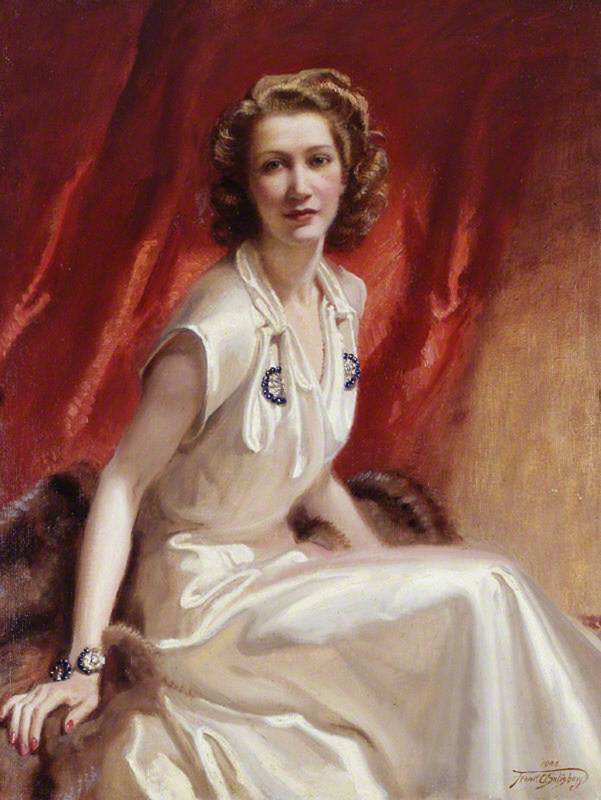 Wikioo.org - The Encyclopedia of Fine Arts - Painting, Artwork by Frank O Salisbury - Renée Merandon du Plessis (1916–2007), Lady Iliffe