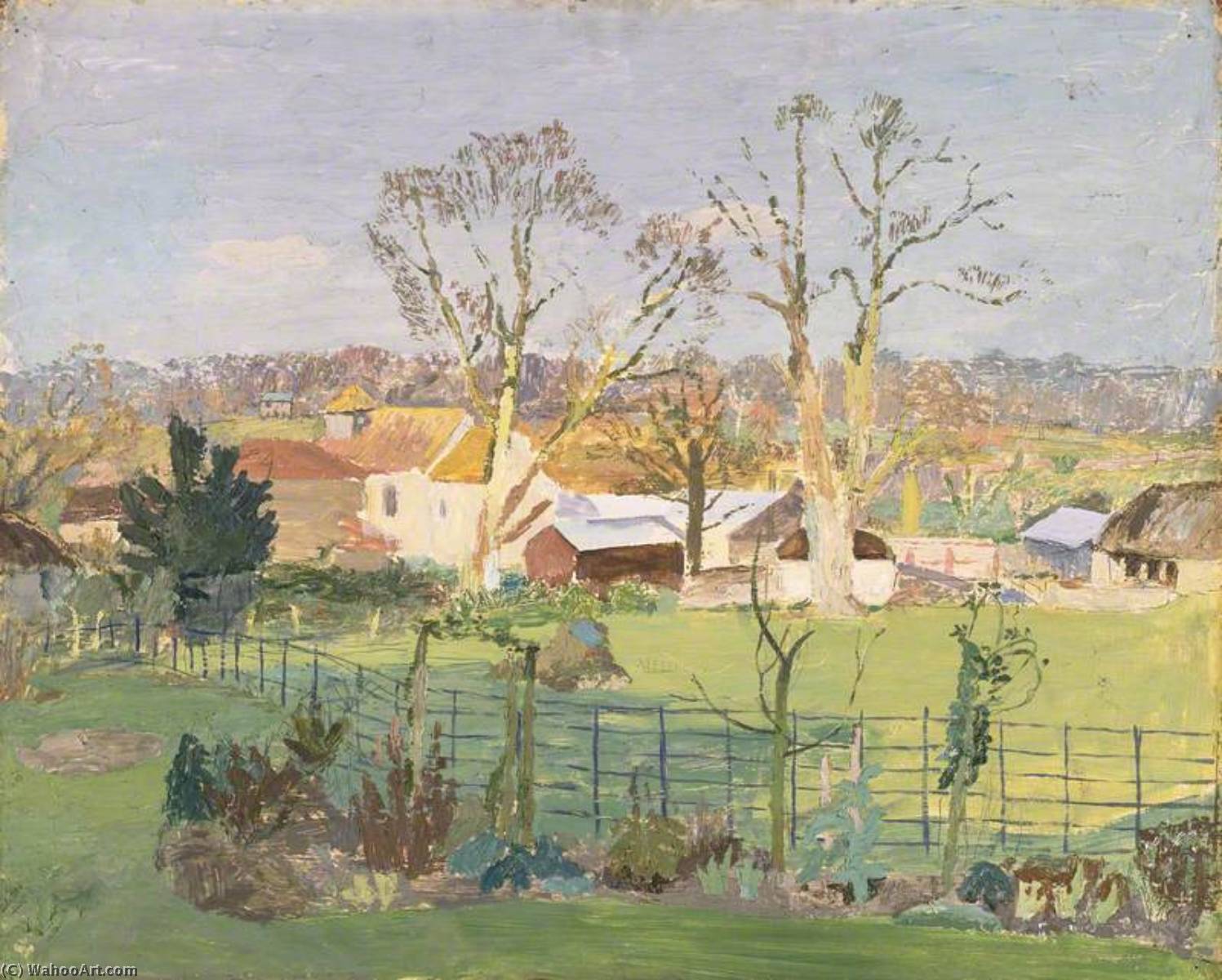 Wikioo.org - The Encyclopedia of Fine Arts - Painting, Artwork by Mary Potter - Hampshire Farm