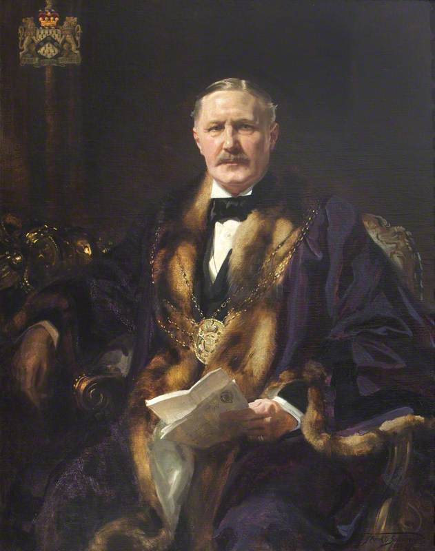 Wikioo.org - The Encyclopedia of Fine Arts - Painting, Artwork by Frank O Salisbury - Adelbert Salusbury Cockayne Cust (1867–1927), 5th Baron Brownlow