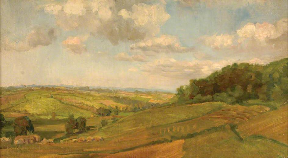 WikiOO.org - Enciclopedia of Fine Arts - Pictura, lucrări de artă Anna Lea Merritt - Across the Valley
