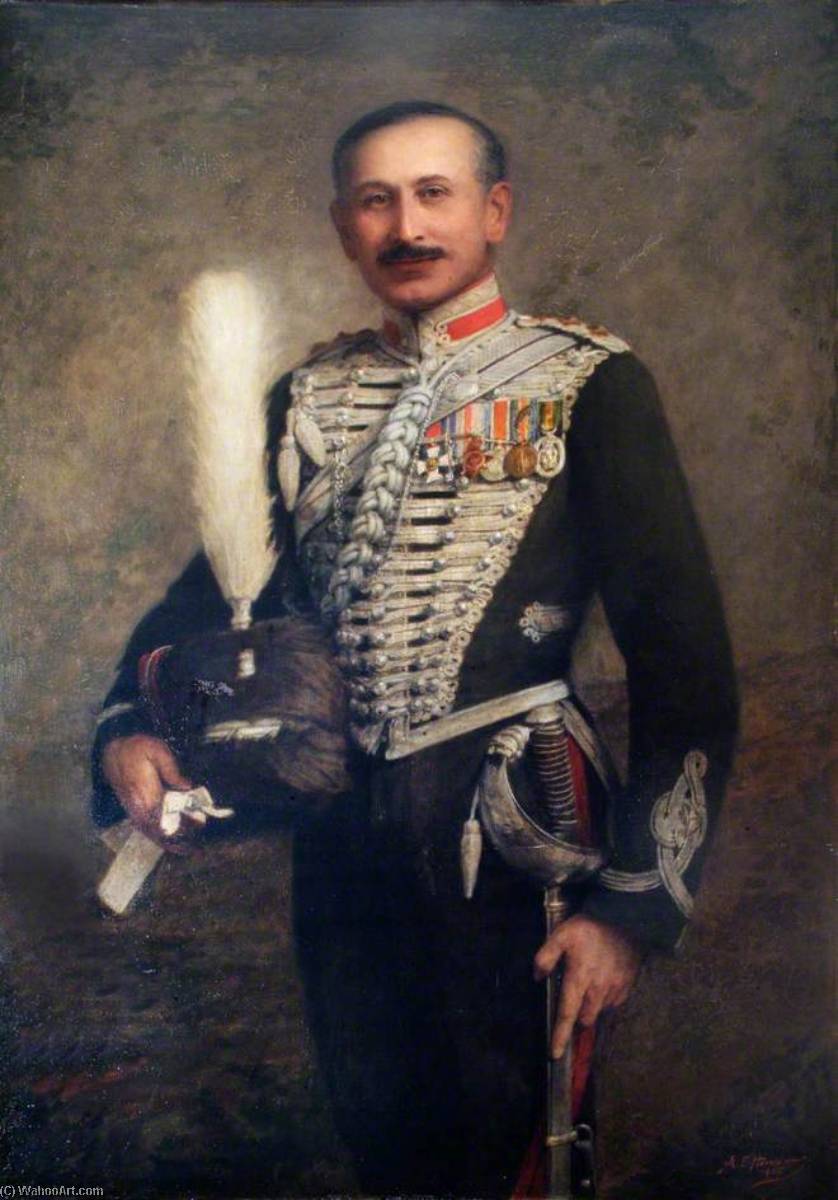 Wikioo.org - The Encyclopedia of Fine Arts - Painting, Artwork by Thomas Cantrell Dugdale - Edward Frederich Lawson (1890–1963), Major General, 4th Baron Burnham