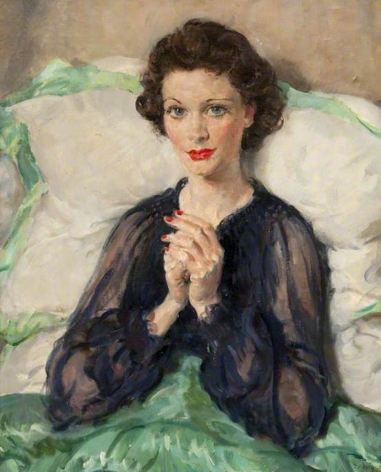 Wikioo.org - The Encyclopedia of Fine Arts - Painting, Artwork by Thomas Cantrell Dugdale - Vivien Leigh (1913–1967)