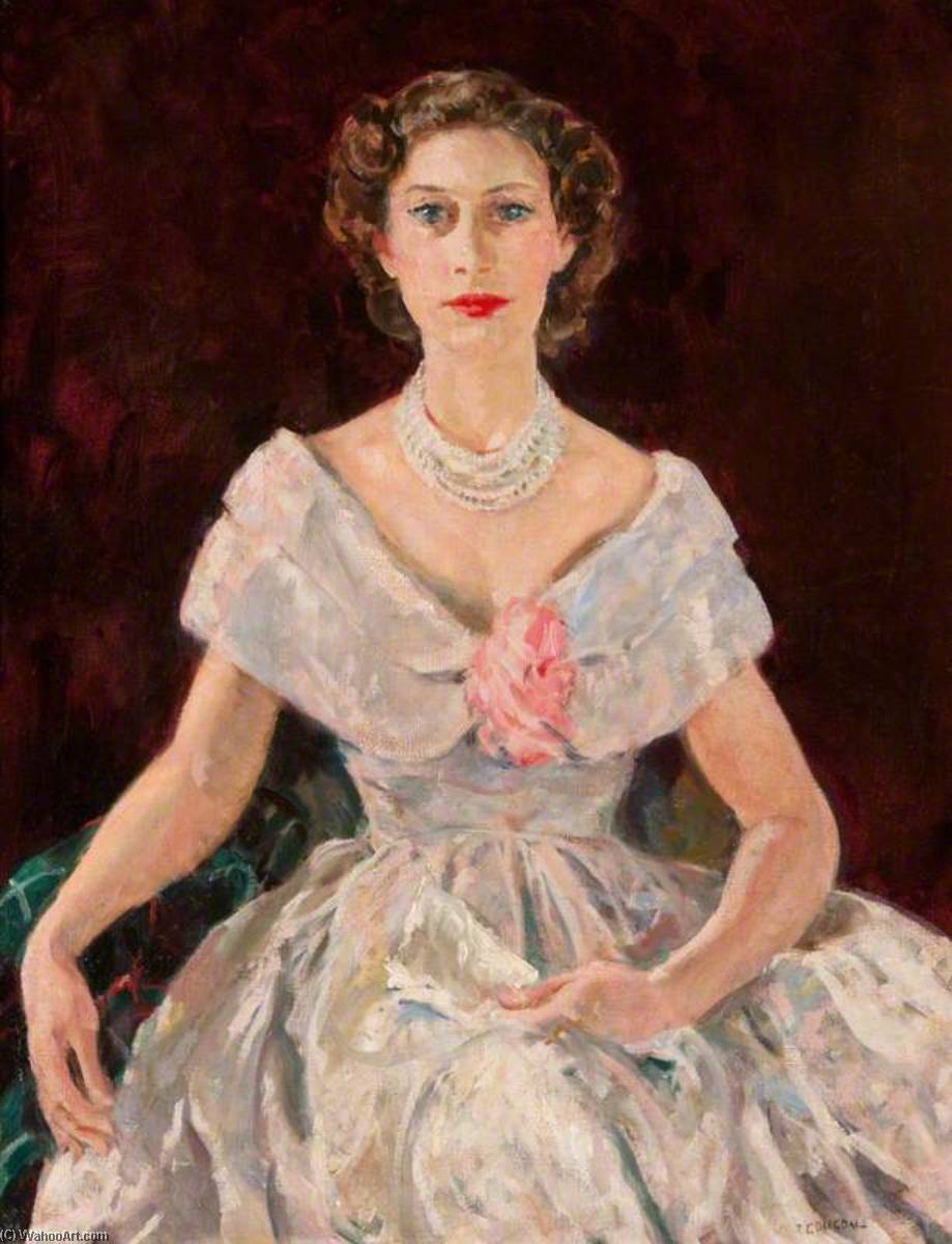 Wikioo.org - The Encyclopedia of Fine Arts - Painting, Artwork by Thomas Cantrell Dugdale - Princess Margaret (1947–2002), Colonel in Chief
