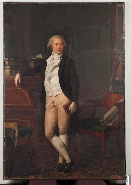 WikiOO.org - Енциклопедия за изящни изкуства - Живопис, Произведения на изкуството Anicet Charles Gabriel Lemonnier - Portrait de Monsieur d'Herbouville Portrait d'homme en pied (autre titre)