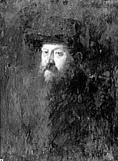 WikiOO.org - Encyclopedia of Fine Arts - Lukisan, Artwork Léon Hornecker - Portrait de Monsieur Striedbeck