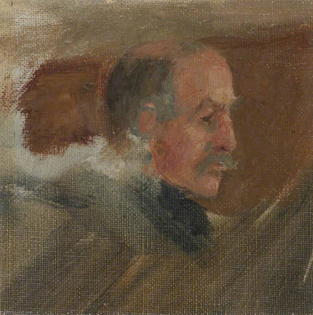 Wikioo.org - The Encyclopedia of Fine Arts - Painting, Artwork by Herbert Arnould Olivier - Admiral William Shepherd Benson (1855–1932), US Naval Representative (preparatory study for 'Terms of Armistice, 3rd and 4th November 1918')