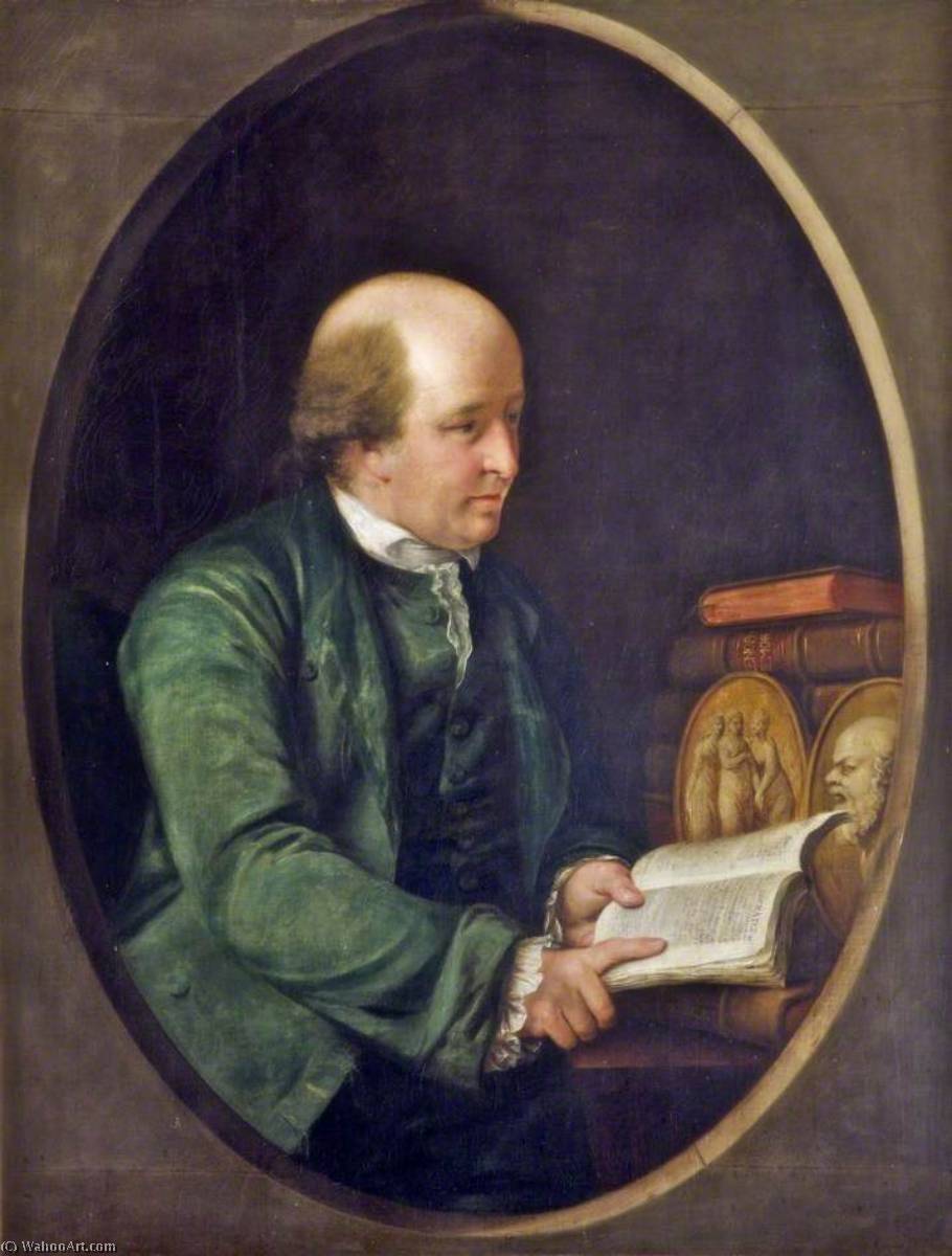 Wikioo.org - The Encyclopedia of Fine Arts - Painting, Artwork by John Francis Rigaud - Thomas Bentley (1731–1780)