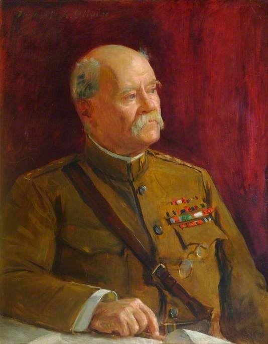 Wikioo.org - The Encyclopedia of Fine Arts - Painting, Artwork by Herbert Arnould Olivier - General Tasker Bliss (1853–1930) Military Representative of the United States of America at the Supreme War Council, Versailles