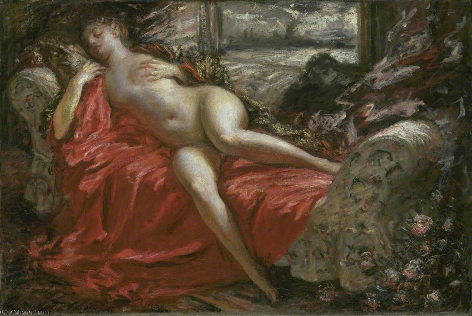 Wikioo.org - The Encyclopedia of Fine Arts - Painting, Artwork by Philip Wilson Steer - Sleep