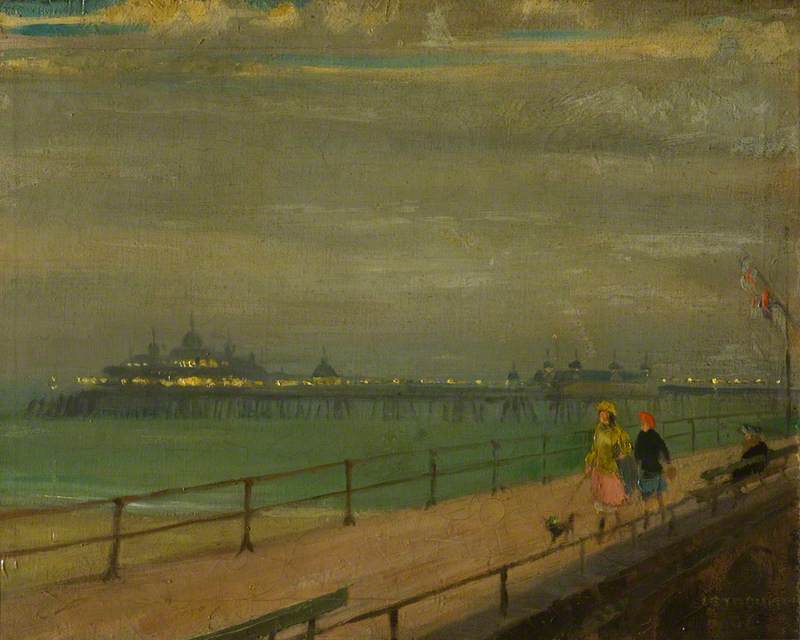Wikioo.org - The Encyclopedia of Fine Arts - Painting, Artwork by Philip Wilson Steer - Eastbourne, East Sussex
