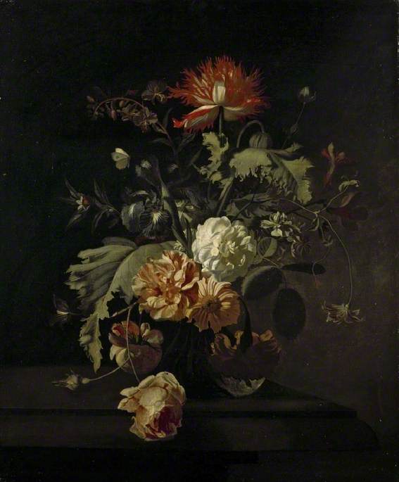 Wikioo.org - The Encyclopedia of Fine Arts - Painting, Artwork by Simon Pietersz Verelst - A Vase of Flowers