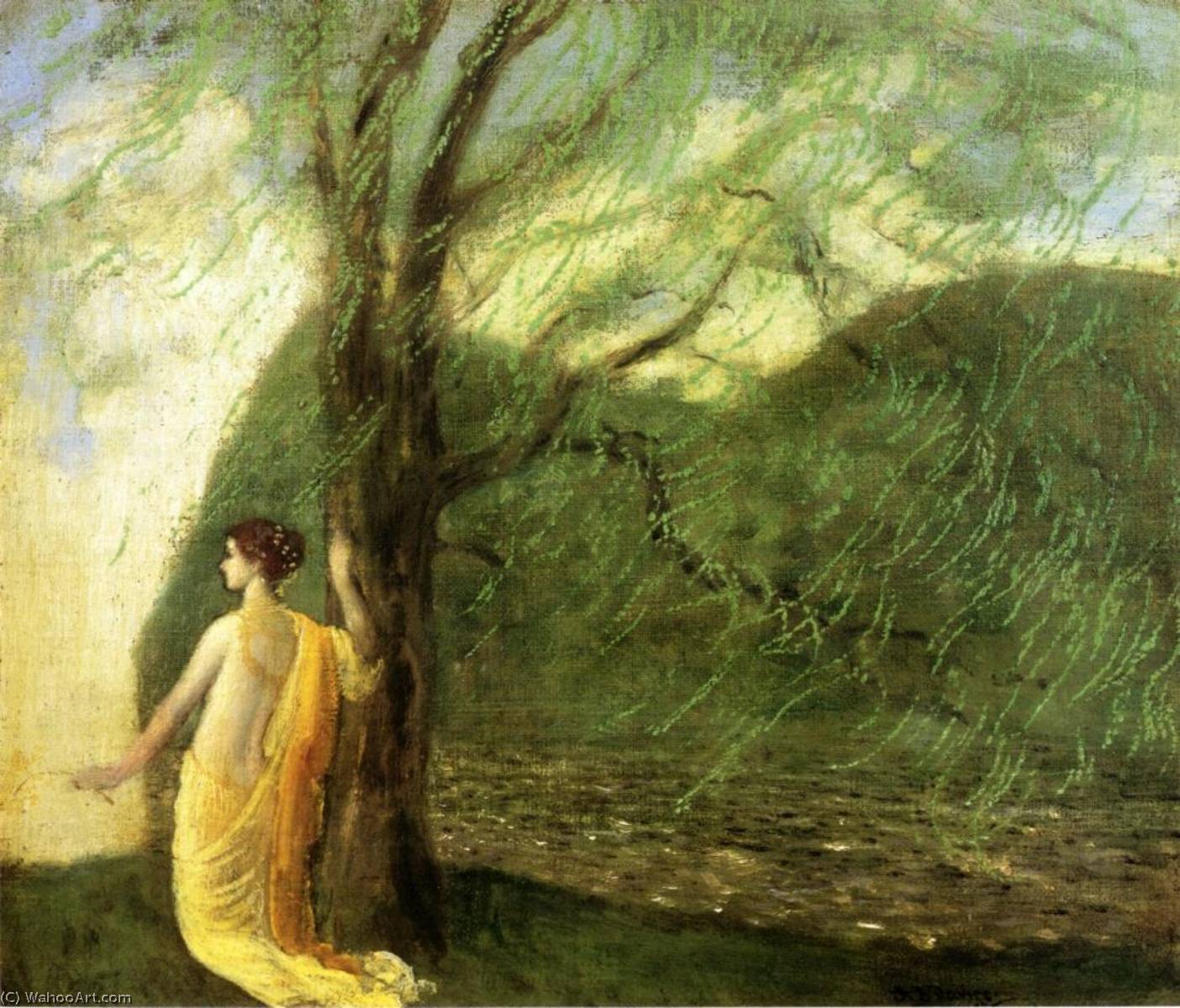 Wikioo.org - The Encyclopedia of Fine Arts - Painting, Artwork by Arthur Bowen Davies - The Myth of Persephone