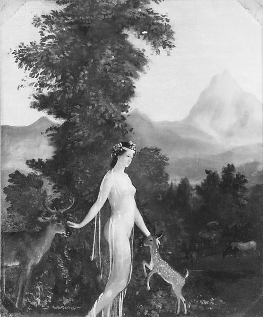 Wikioo.org – L'Encyclopédie des Beaux Arts - Peinture, Oeuvre de Arthur Bowen Davies - Artemis