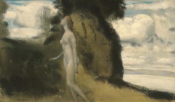 WikiOO.org - Encyclopedia of Fine Arts - Maleri, Artwork Arthur Bowen Davies - A Measure of Dreams