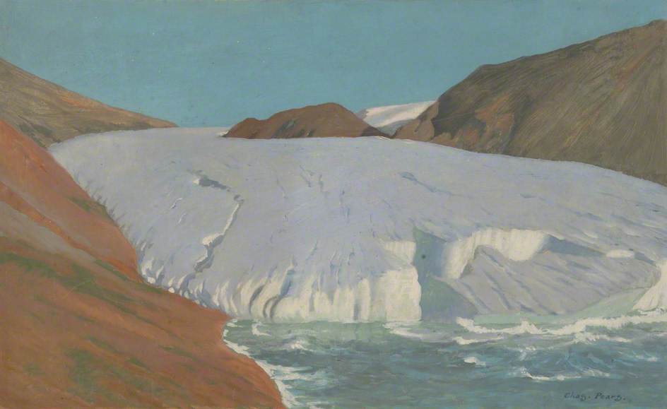 Wikioo.org - สารานุกรมวิจิตรศิลป์ - จิตรกรรม Charles Pears - A Glacier