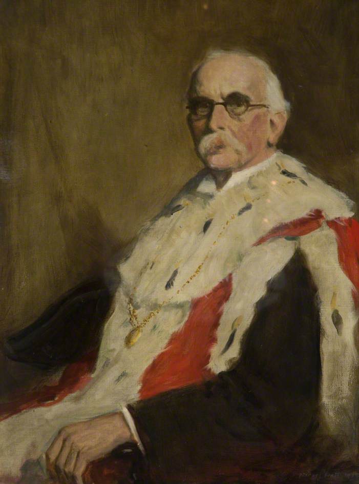Wikioo.org - The Encyclopedia of Fine Arts - Painting, Artwork by George Fiddes Watt - Thomas Dempster (1862–1937), JP, Lord Provost of Perth