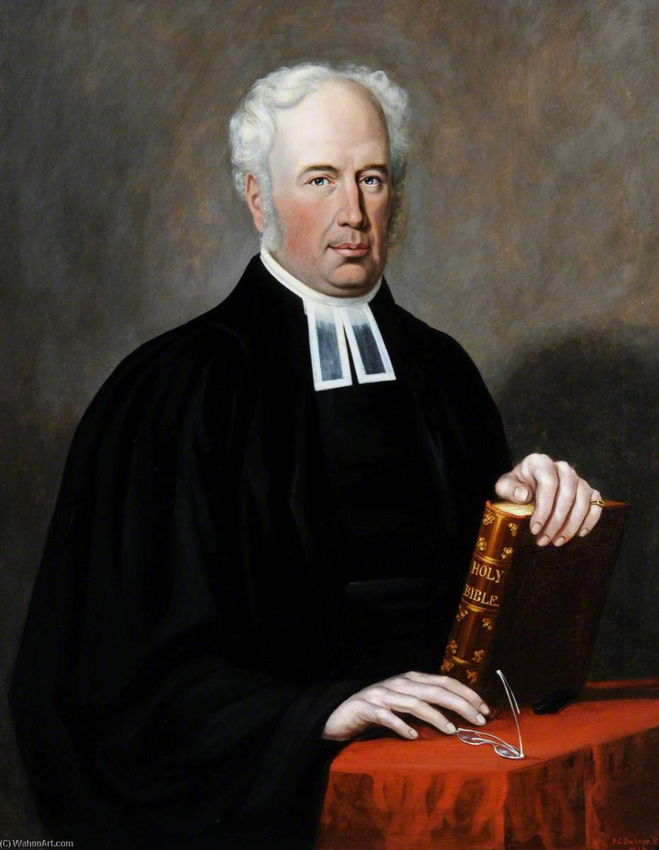 Wikioo.org - The Encyclopedia of Fine Arts - Painting, Artwork by Philip John Ouless - The Reverend George Balleine (1786–1856)