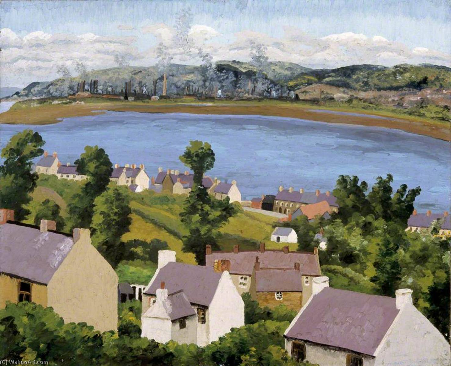Wikioo.org - The Encyclopedia of Fine Arts - Painting, Artwork by Cedric Lockwood Morris - Lougher from Penclawdd