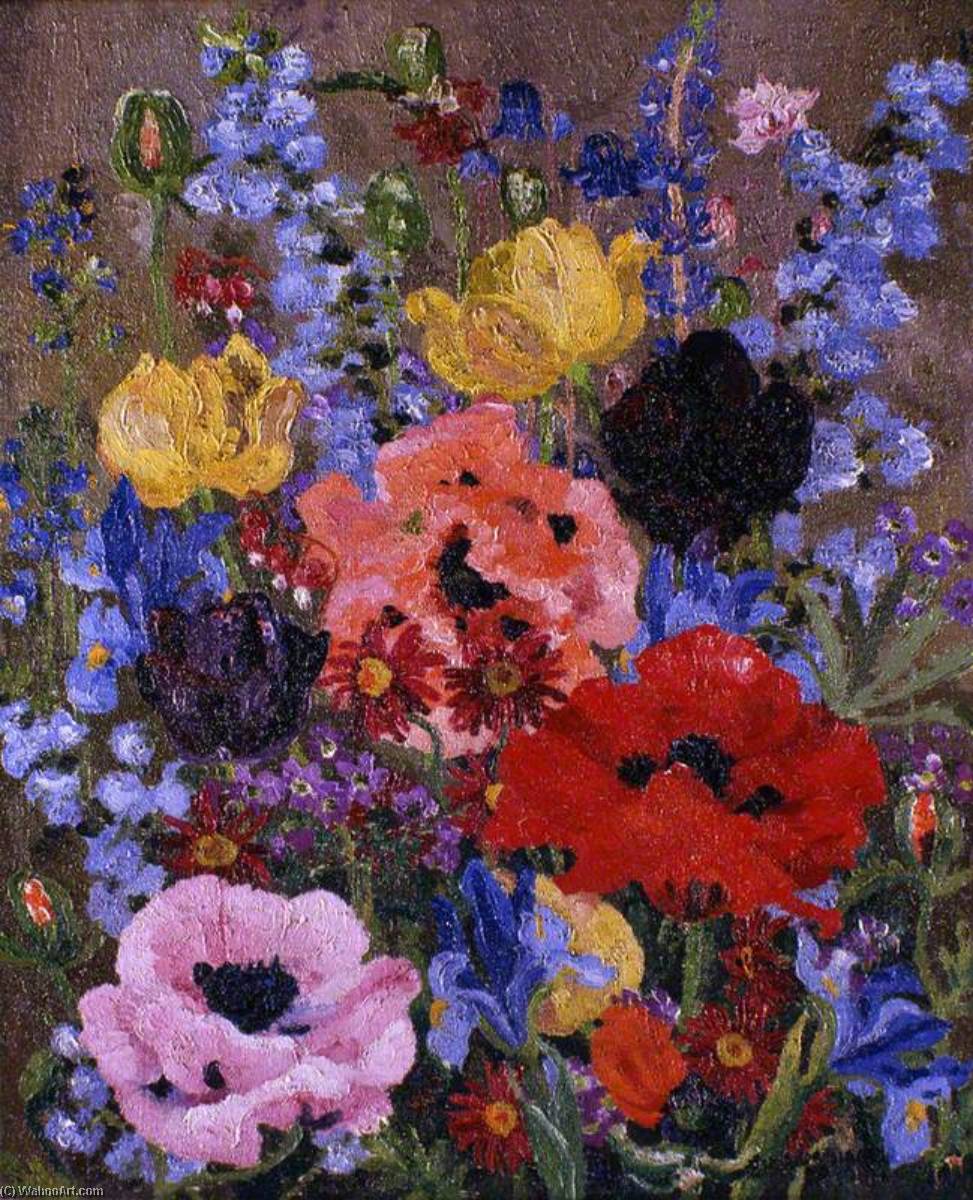Wikioo.org - The Encyclopedia of Fine Arts - Painting, Artwork by Cedric Lockwood Morris - Summer Flowers