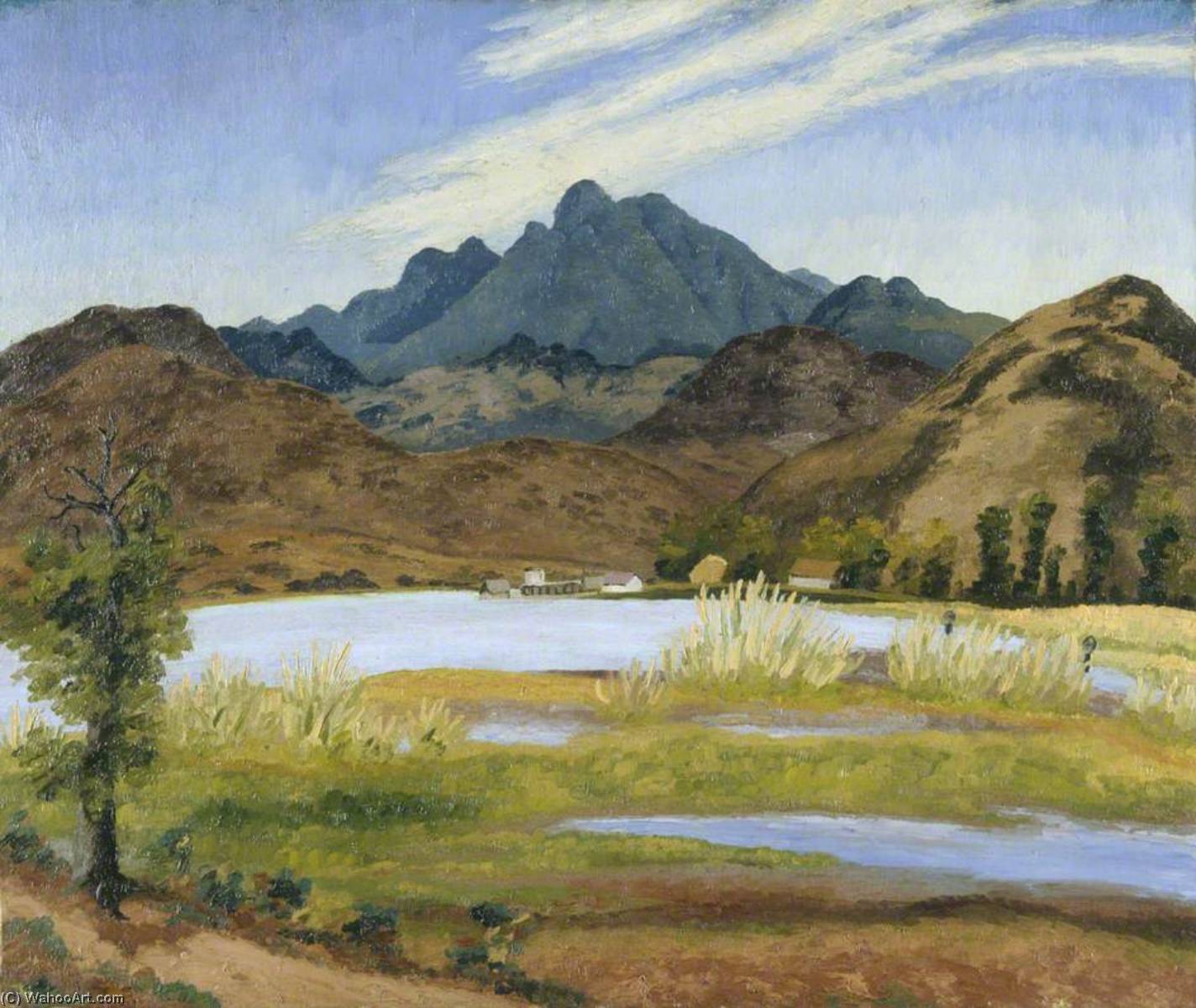 Wikioo.org - The Encyclopedia of Fine Arts - Painting, Artwork by Cedric Lockwood Morris - Lake Pátzcuaro, Mexico