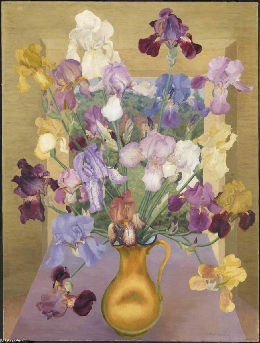 Wikioo.org - The Encyclopedia of Fine Arts - Painting, Artwork by Cedric Lockwood Morris - Iris Seedlings
