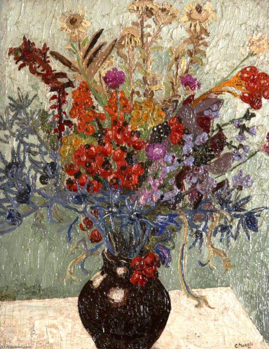 Wikioo.org - The Encyclopedia of Fine Arts - Painting, Artwork by Cedric Lockwood Morris - Italian Wild Flowers