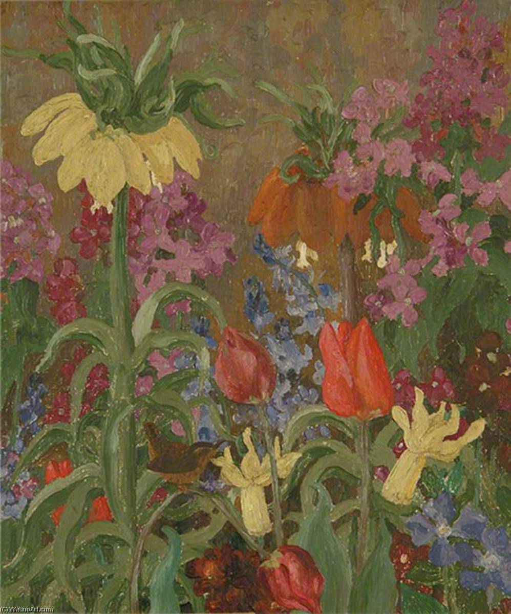 Wikioo.org - The Encyclopedia of Fine Arts - Painting, Artwork by Cedric Lockwood Morris - Proud Lilies