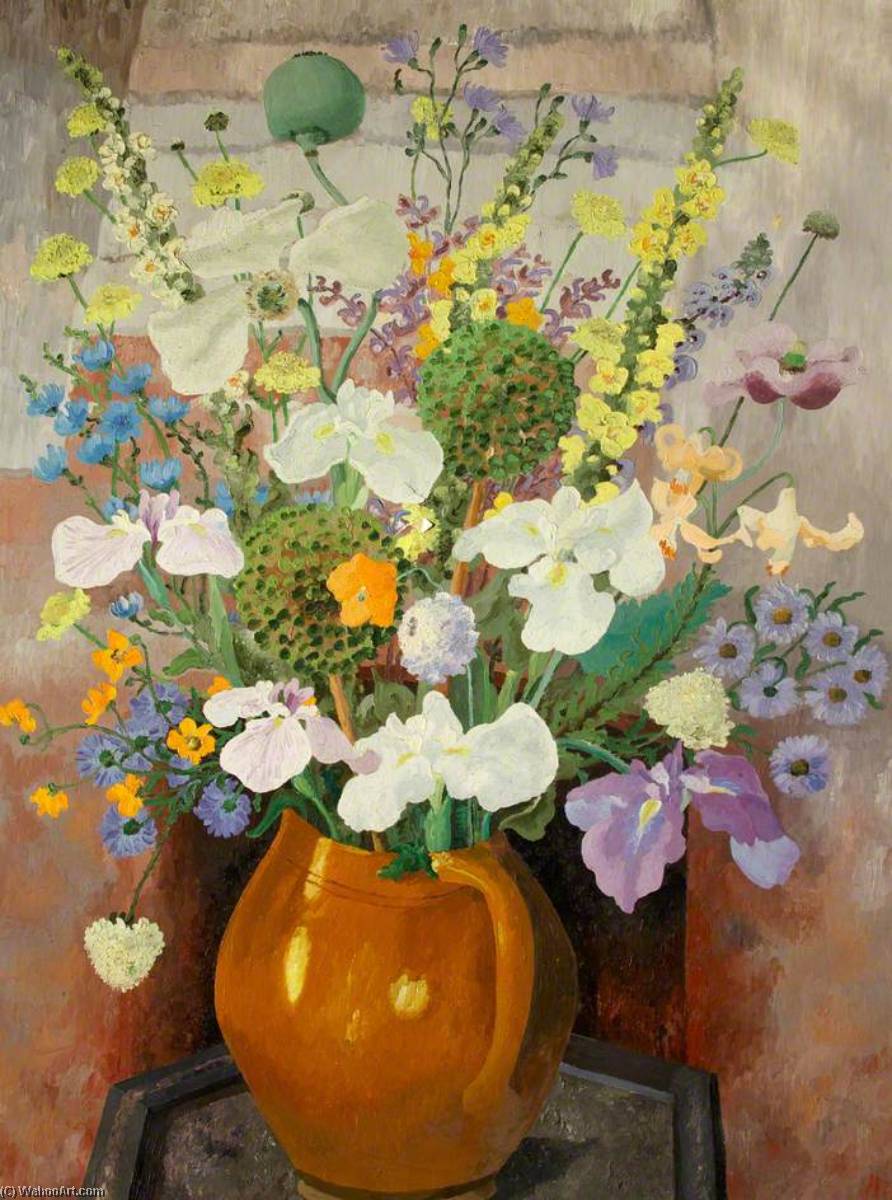 Wikioo.org - The Encyclopedia of Fine Arts - Painting, Artwork by Cedric Lockwood Morris - Flowers