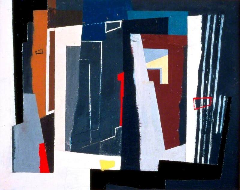 Wikioo.org - The Encyclopedia of Fine Arts - Painting, Artwork by John Piper - Abstract Composition