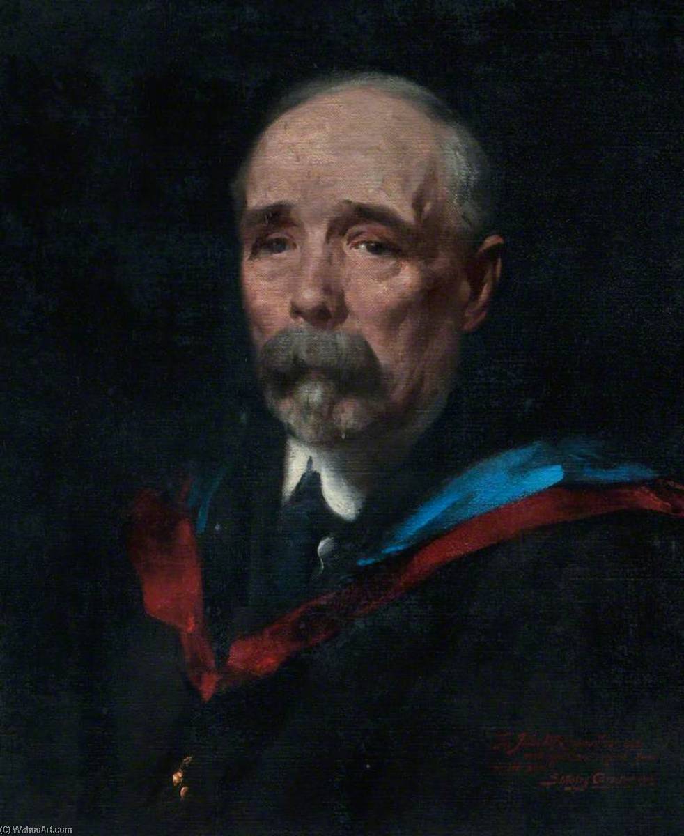 Wikioo.org - The Encyclopedia of Fine Arts - Painting, Artwork by Stanley Cursiter - John McEwen, Rector of Kirkwall Grammar School (1879–1914)