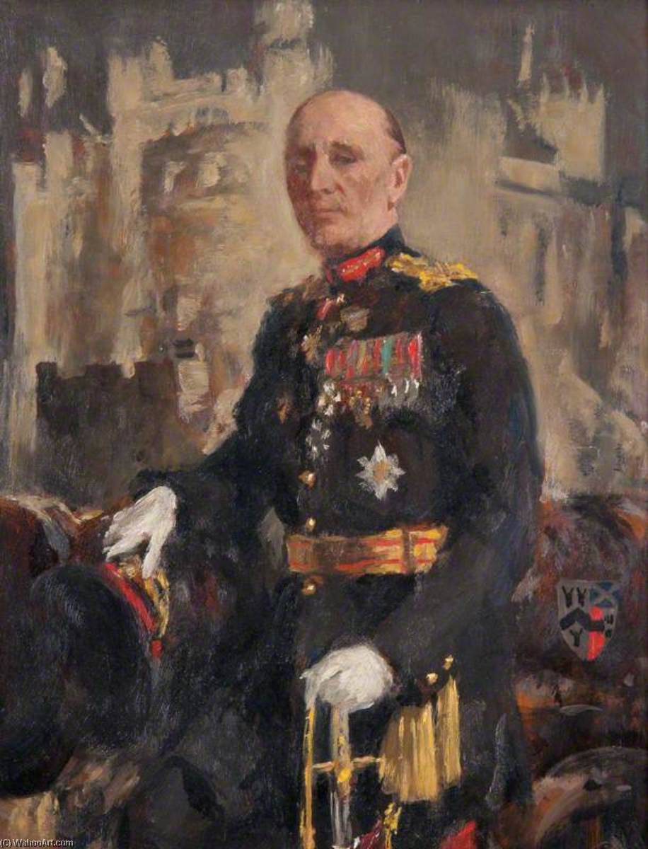 Wikioo.org - The Encyclopedia of Fine Arts - Painting, Artwork by Stanley Cursiter - Lieutenant General Sir George Collingwood