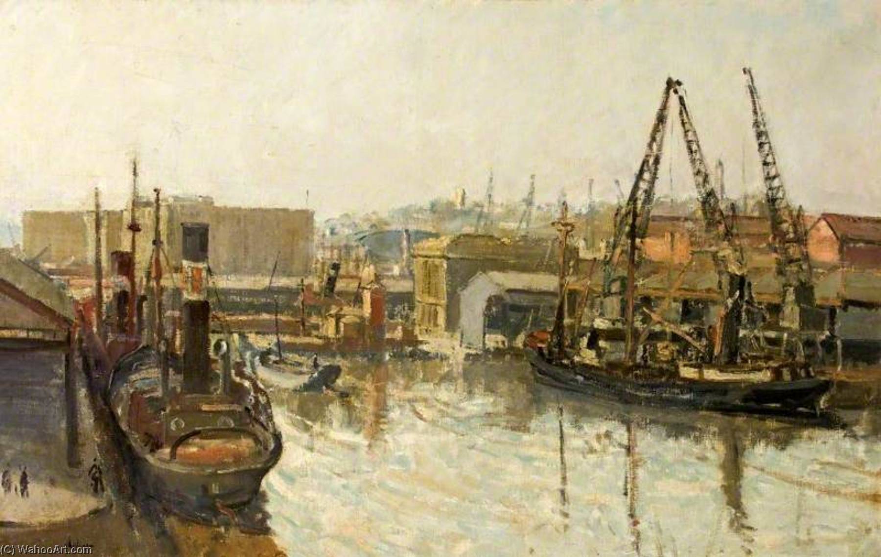 Wikioo.org - The Encyclopedia of Fine Arts - Painting, Artwork by Paul Ayshford Methuen - The Port of Bristol