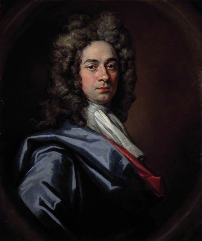 Wikioo.org - The Encyclopedia of Fine Arts - Painting, Artwork by John Baptist De Medina - Sir John Baptiste de Medina (1659–1710), Portrait Painter, Self Portrait