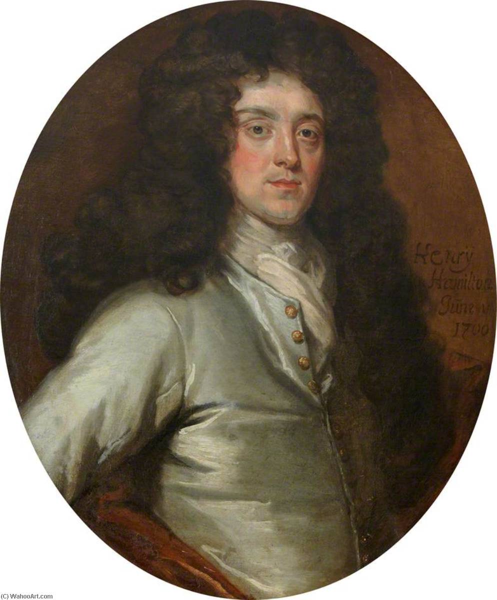 WikiOO.org - Encyclopedia of Fine Arts - Lukisan, Artwork John Baptist De Medina - Henry Hamilton (b.c.1670), RCSEd (1700), DRCSEd (1704–1706 1710–1712)