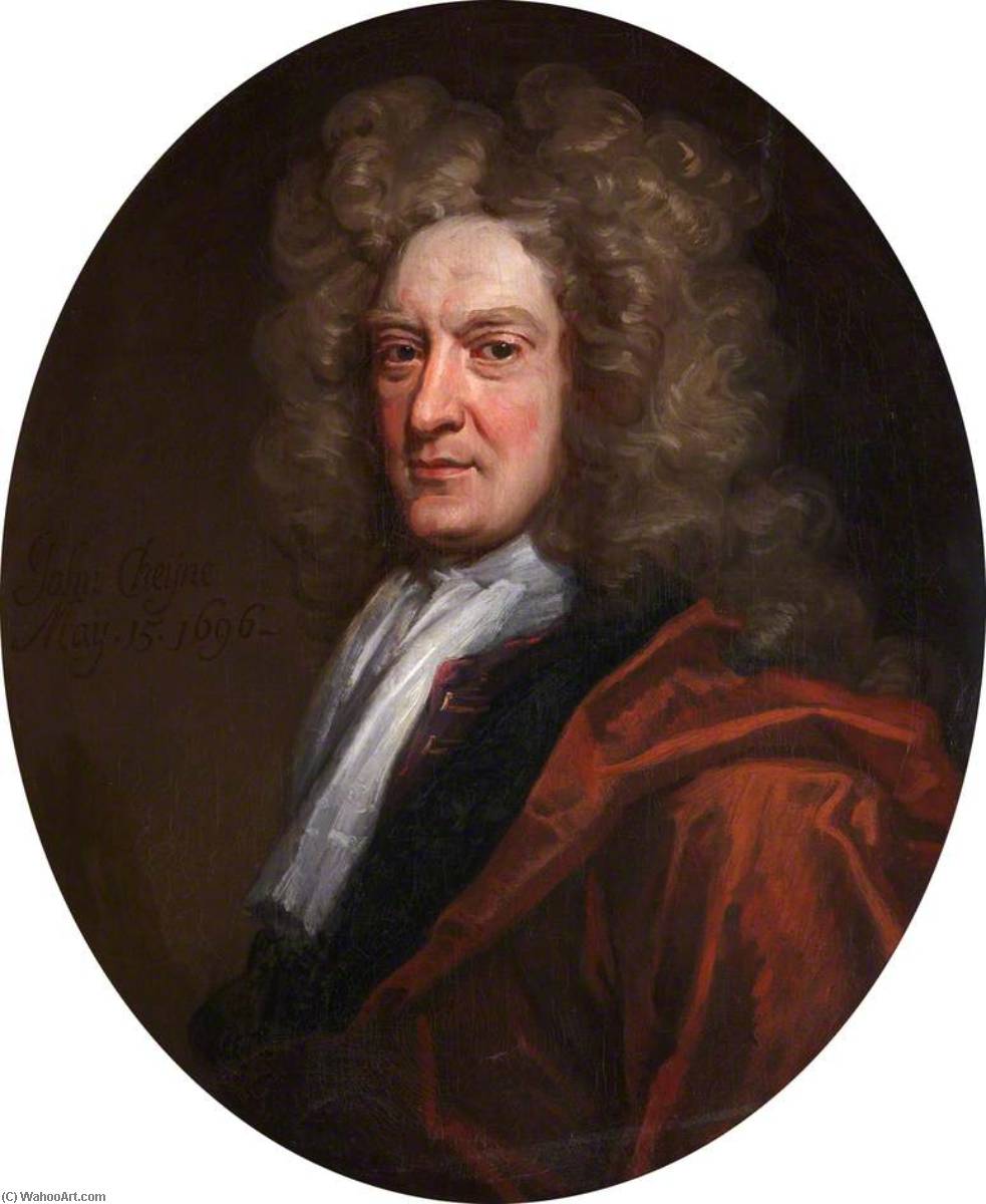 Wikioo.org - สารานุกรมวิจิตรศิลป์ - จิตรกรรม John Baptist De Medina - John Cheyn (1640–1710 ), FRCSEd (1696)