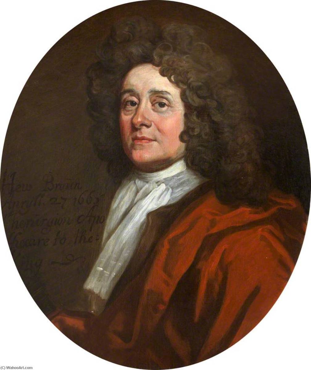 Wikioo.org - The Encyclopedia of Fine Arts - Painting, Artwork by John Baptist De Medina - Hugh Broun (1645 –1705 ), FRCSEd (1665)