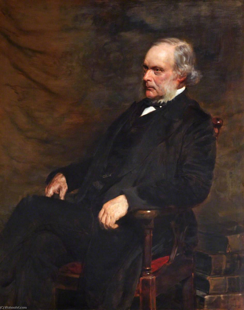 Wikioo.org - The Encyclopedia of Fine Arts - Painting, Artwork by John Henry Lorimer - Sir Joseph Lister (1827–1912)