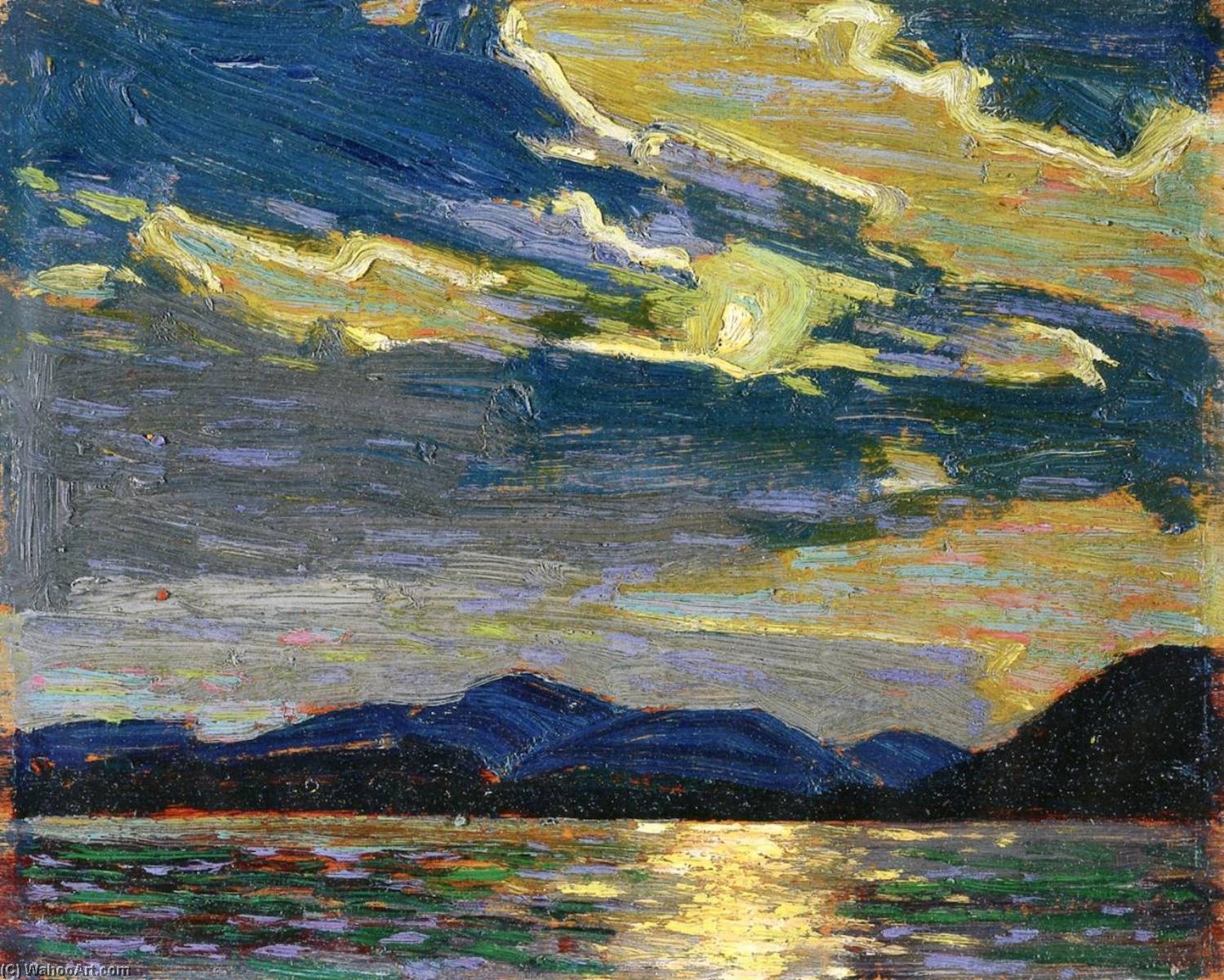 Wikioo.org - The Encyclopedia of Fine Arts - Painting, Artwork by Tom Thomson - Hot Summer Moonlight