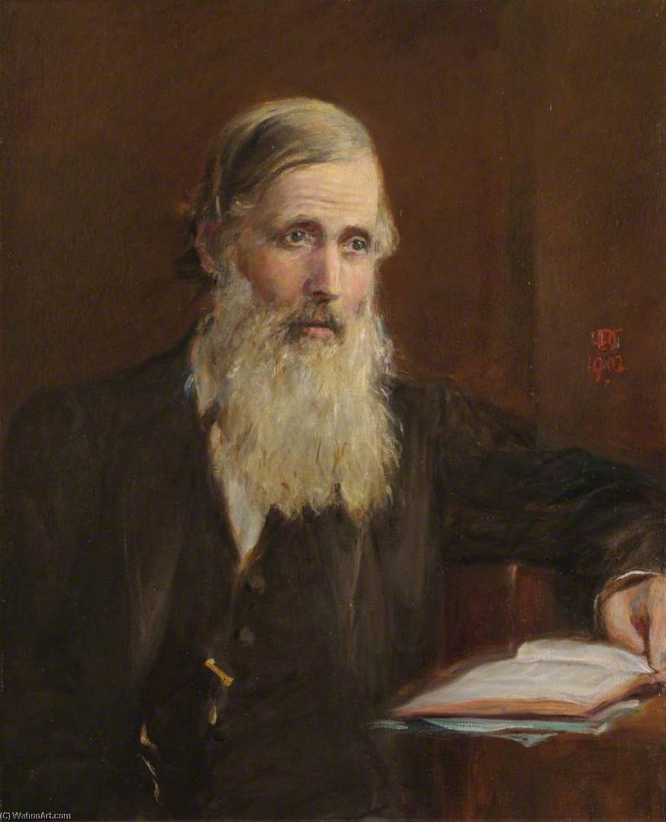 Wikioo.org - The Encyclopedia of Fine Arts - Painting, Artwork by Lowes Cato Dickinson - Henry Sidgwick (1838–1900), Fellow, Philosopher and Knightsbridge Professor (1883–1900)
