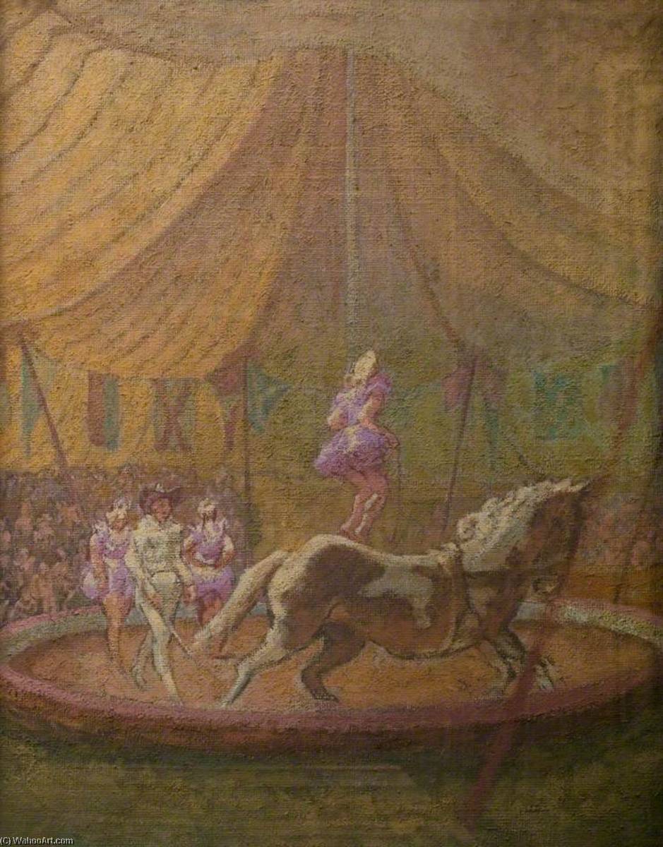 Wikioo.org - The Encyclopedia of Fine Arts - Painting, Artwork by Thérèse Lessore - Circus at Bath