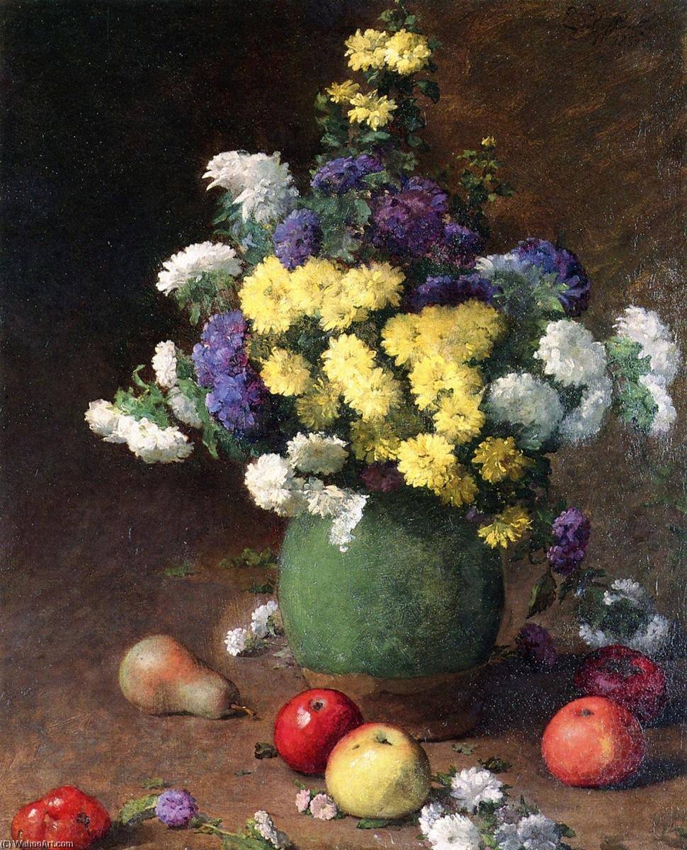 Wikioo.org - The Encyclopedia of Fine Arts - Painting, Artwork by Claude Emil Schuffenecker - Flowers and Fruit