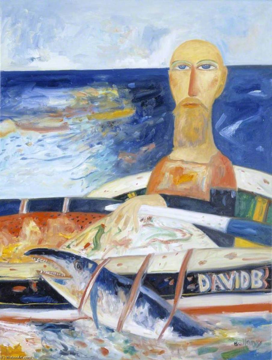 Wikioo.org - The Encyclopedia of Fine Arts - Painting, Artwork by John Bellany - Homage to David B