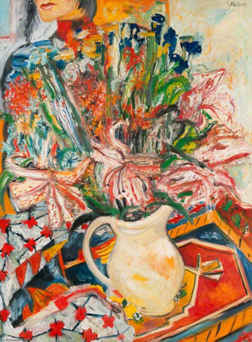 Wikioo.org - The Encyclopedia of Fine Arts - Painting, Artwork by John Bellany - Living Flowers
