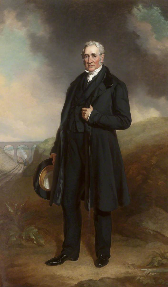 Wikioo.org - The Encyclopedia of Fine Arts - Painting, Artwork by John Lindsay Lucas - George Stephenson (1781–1848)